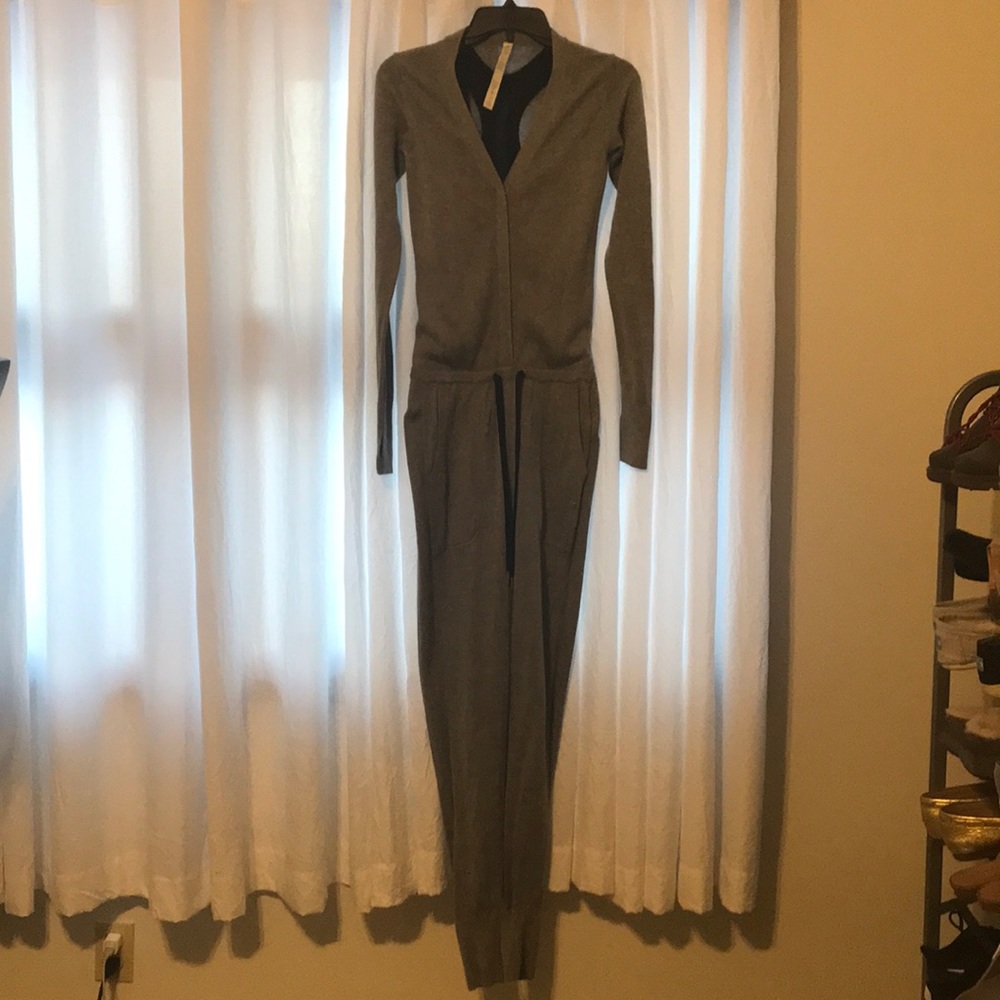 Lululemon Gray Sweater Jumpsuit. Size 6 RARE